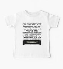 This Is Me Lyrics - The Greatest Showman Baby Tee
