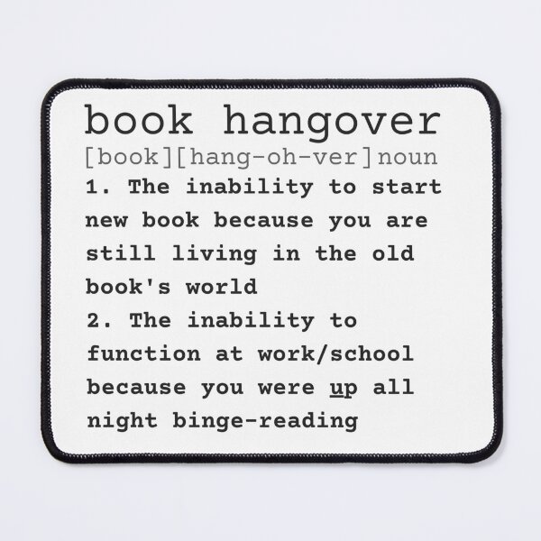 Item preview, Book Hangover Definition designed and sold by Stuffspot.