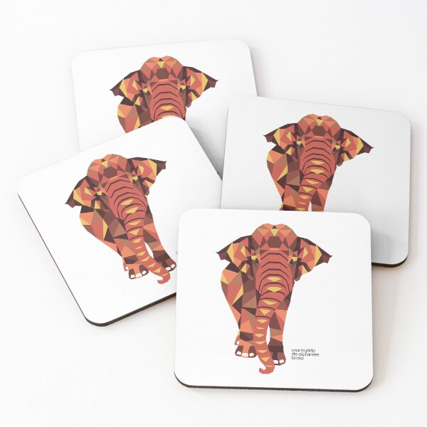 Item preview, Asian Elephant - Polygon designed and sold by ElefantesBrasil.