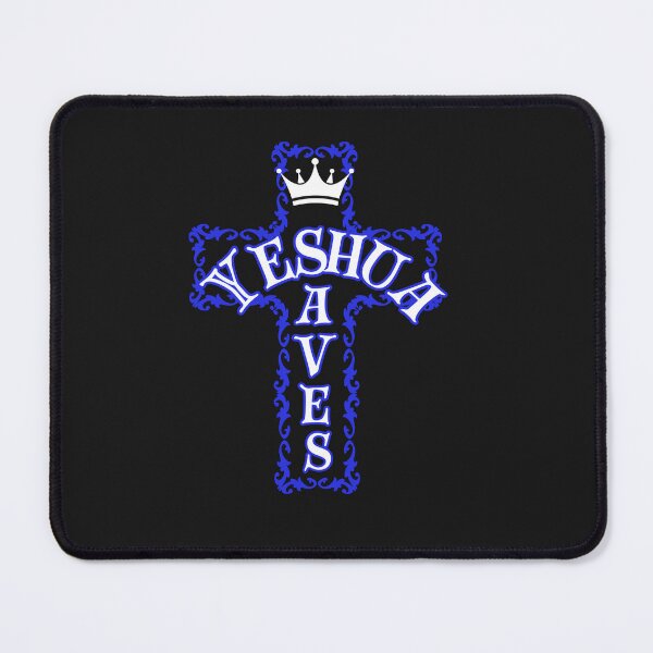 Item preview, Yeshua Saves (blue) designed and sold by Tripp Art Studio.