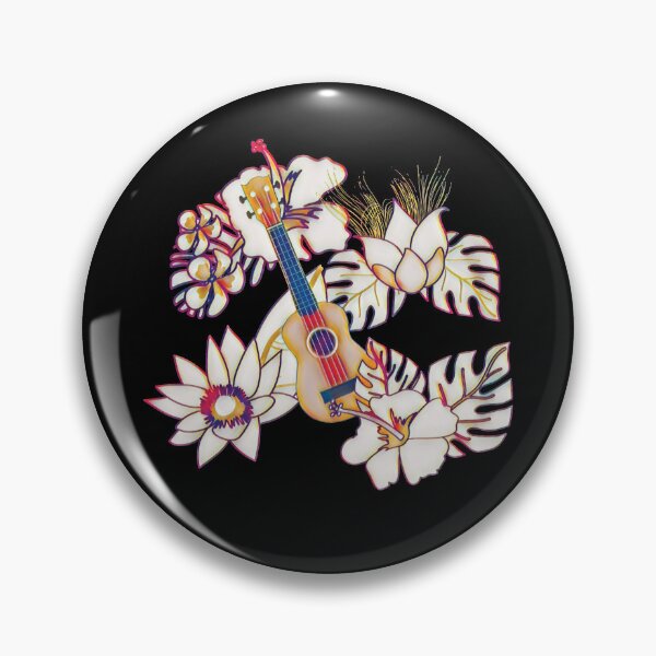 Item preview, Ukulele - flowers and leaves designed and sold by piesdesignart.