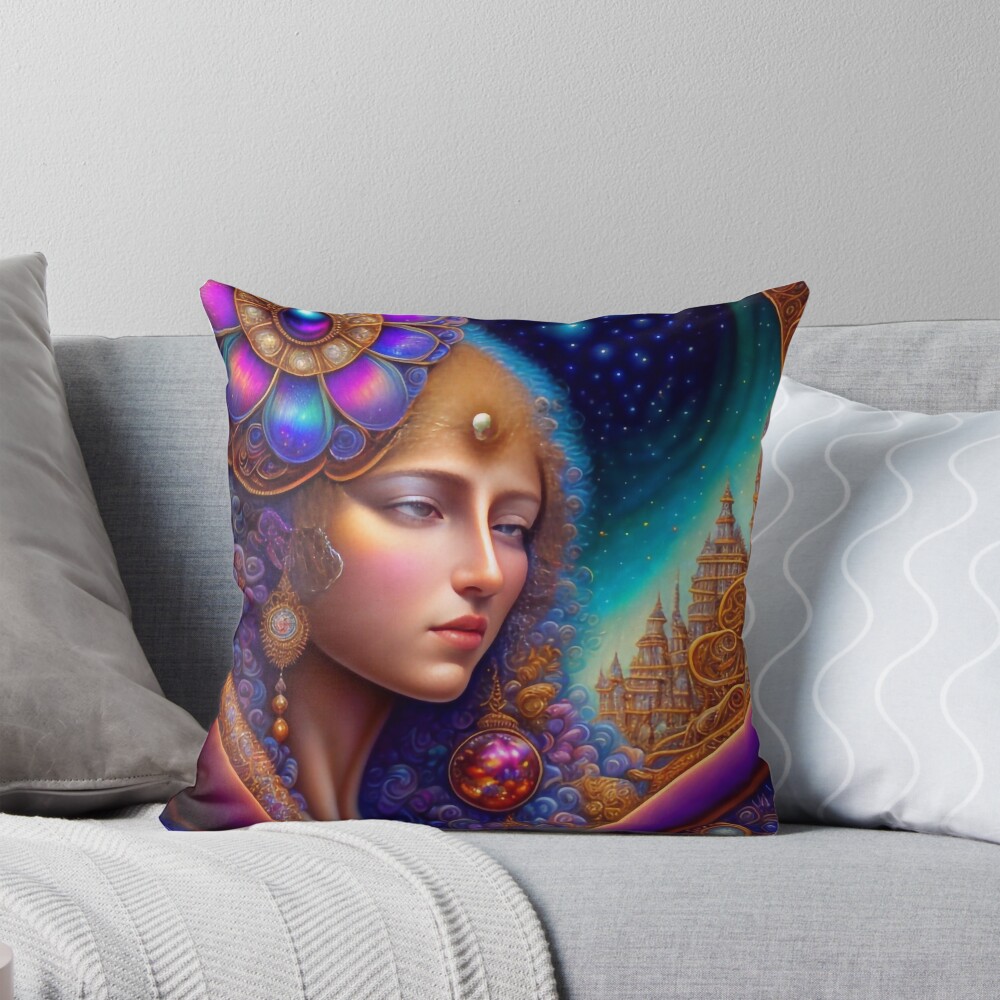 Item preview, Throw Pillow designed and sold by M-Y-A-R-T-.