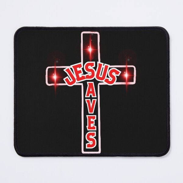 Item preview, Jesus Saves (Red-Star) designed and sold by Tripp Art Studio.