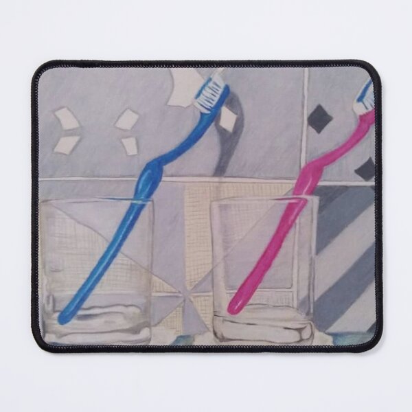 Item preview, You're a Pink Toothbrush, I'm a Blue Toothbrush designed and sold by kazboart.