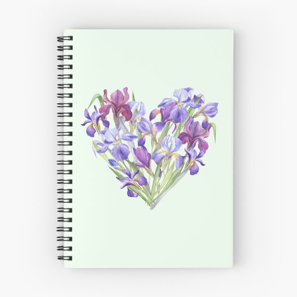 Item preview, Iris Flowers Heart designed and sold by Flowersforbear.