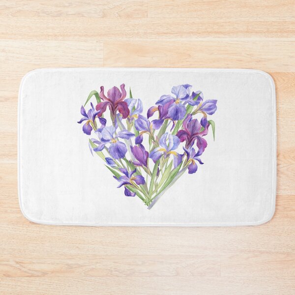 Item preview, Iris Flowers Heart designed and sold by Flowersforbear.