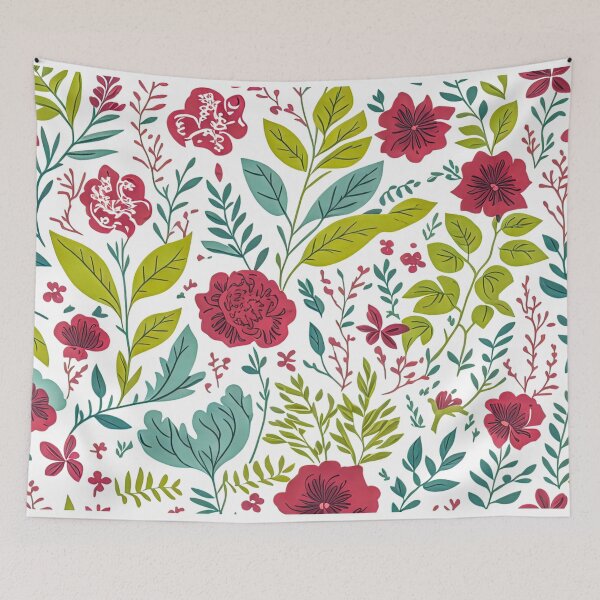 Item preview, seamless floral pattern designed and sold by ValuablesArt.