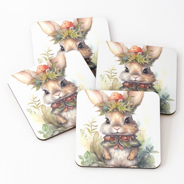 Item preview, Bunny Animal Clipart, Vintage Animal, Retro Fauna Art, Old Fashioned Animal, Antique Creature, Vintage Style, Watercolor Art designed and sold by CoolorPainting.