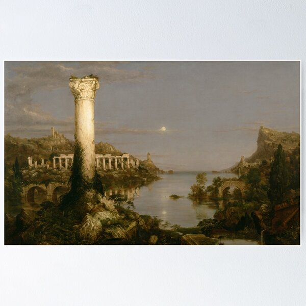 Item preview, The Course of Empire; Desolation | Thomas Cole | 1836 Romanticism Art designed and sold by CJET.