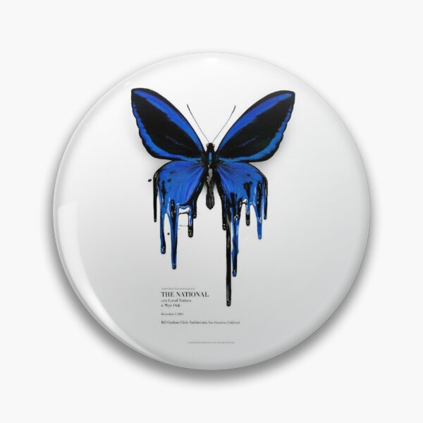 Artikelvorschau, blauer Schmetterling entworfen und verkauft von Juanitodesigns.