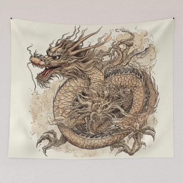 Item preview, Brown Dragon Symbol designed and sold by Foxclothier.