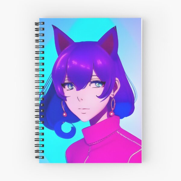 Item preview, Anime Kemonomimi Neko Emiko designed and sold by OfficeDoodler.
