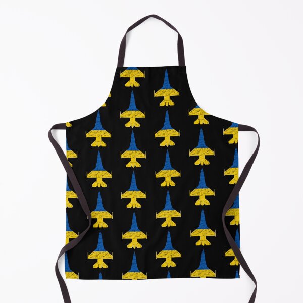 Item preview, F-16 Jet Fighter Ukraine Flag Airplane Vintage Design designed and sold by RealPilotDesign.