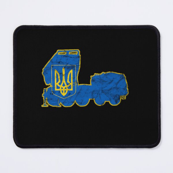 Item preview, HIMARS Missile Launcer Ukraine Coat of Arms Airplane Vintage Design designed and sold by RealPilotDesign.