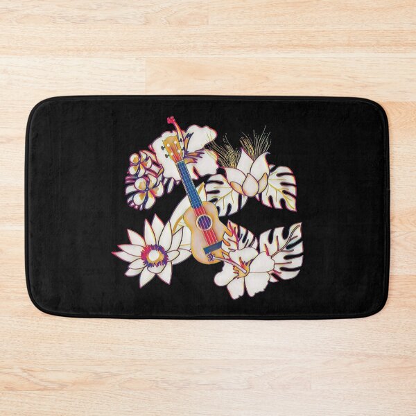 Item preview, Ukulele - flowers and leaves designed and sold by piesdesignart.