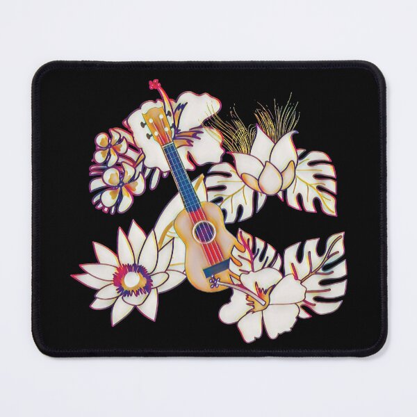 Item preview, Ukulele - flowers and leaves designed and sold by piesdesignart.