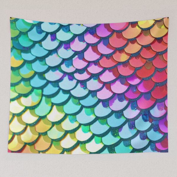 Item preview, Mermaid Colorful Scales designed and sold by FlowFlex.
