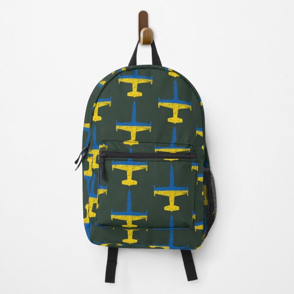 Item preview, L-39 Albatross Jet Trainer Airplane Ukraine Flag Airplane Vintage Design designed and sold by RealPilotDesign.