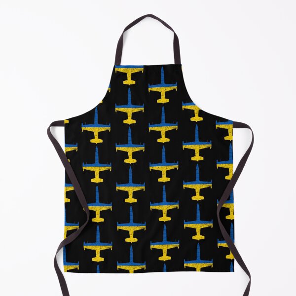 Item preview, L-39 Albatross Jet Trainer Airplane Ukraine Flag Airplane Vintage Design designed and sold by RealPilotDesign.