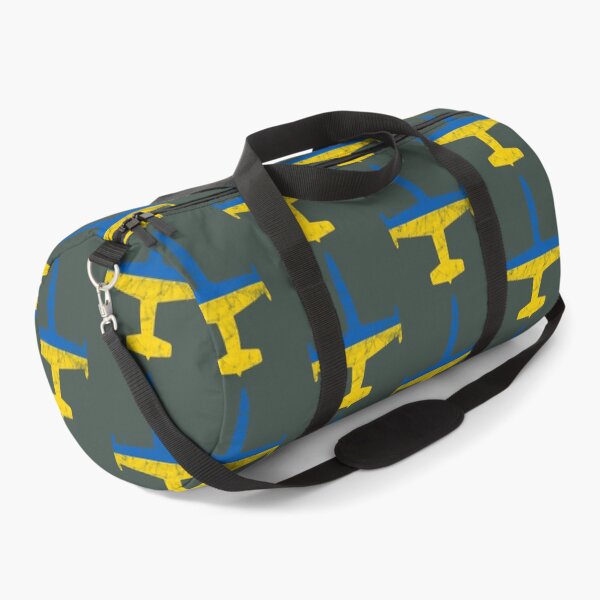 Item preview, L-39 Albatross Jet Trainer Airplane Ukraine Flag Airplane Vintage Design designed and sold by RealPilotDesign.