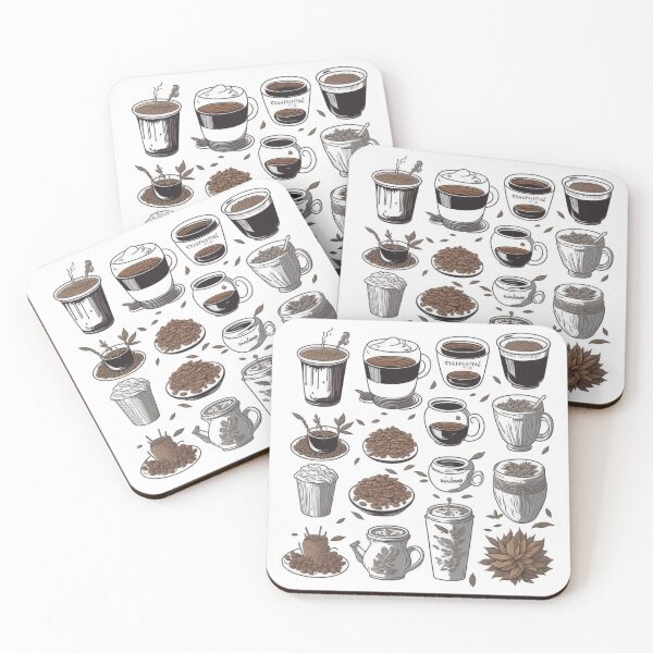 Item preview, Hand Drawn Vietnamese Coffee Sticker Pack designed and sold by BBGIFTSUK.