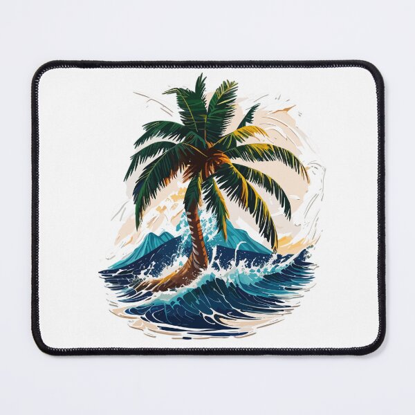 Item preview, Vibrant Palm Tree Painting designed and sold by printyai.