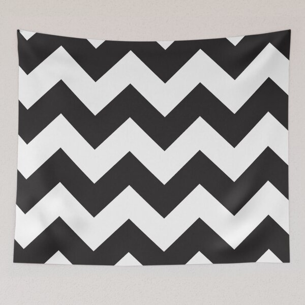 Item preview, Black and White Chevron Pattern designed and sold by ValeriesGallery.
