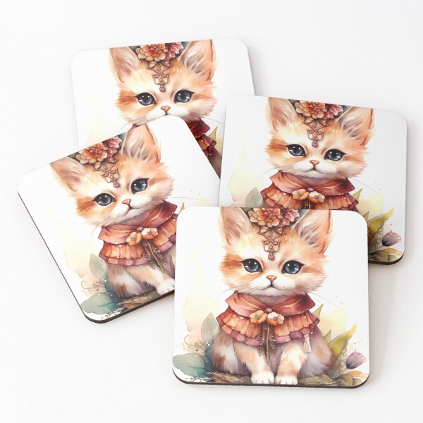Item preview, Cat Animal Clipart, Vintage Animal, Retro Fauna Art, Old Fashioned Animal, Antique Creature, Vintage Style, Watercolor Art designed and sold by CoolorPainting.