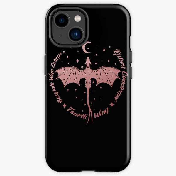 Rose Gold Ombre Riders Quadrant Flying Dragon iPhone Tough Case