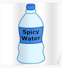 Spicy Water Bottle Poster
