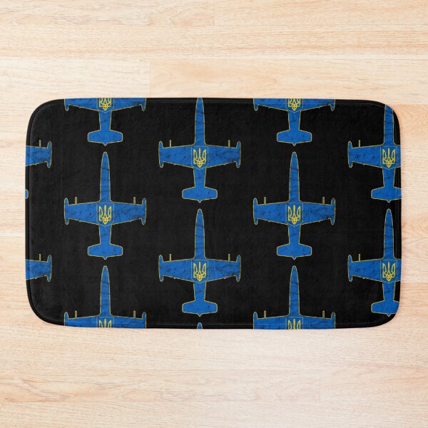 Item preview,  L-39 Albatross Jet Trainer Airplane Ukraine Coat of Arms Airplane Vintage Design designed and sold by RealPilotDesign.