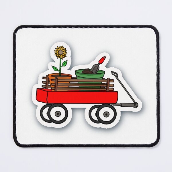 Item preview, Gardening Red Wagon designed and sold by MlesCreations.