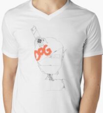 dog bot Men's V-Neck T-Shirt