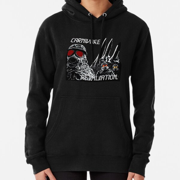 Frente negativo de metal Sudadera con capucha