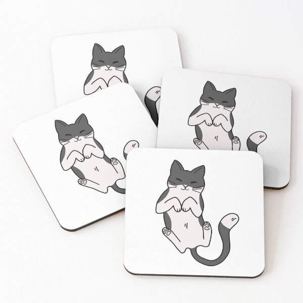 Item preview, black and white kitten designed and sold by delff-art.
