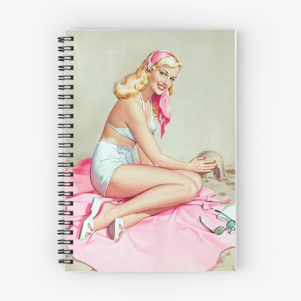 Item preview, Fun At The Beach Pin Up Print designed and sold by Ars-Amatoria.
