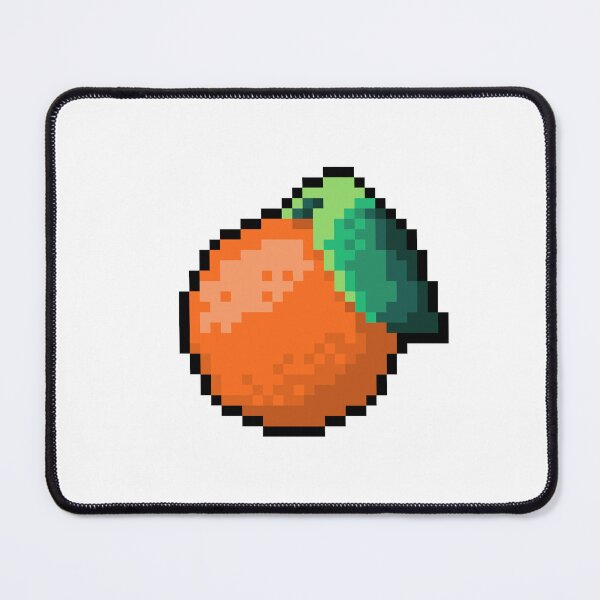 Item preview, Pixel Mandarin - pixel food art designed and sold by LittleFoodShop.