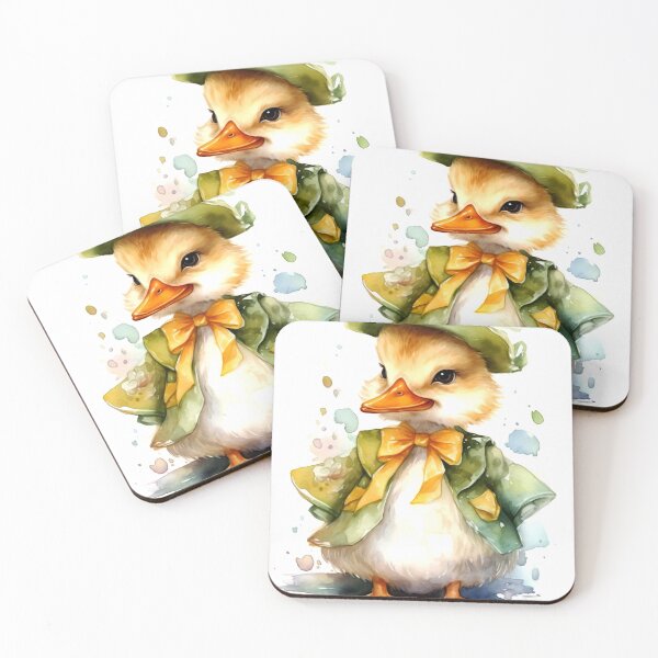 Item preview, Duck Animal Clipart, Vintage Animal, Retro Fauna Art, Old Fashioned Animal, Antique Creature, Vintage Style, Watercolor Art designed and sold by CoolorPainting.
