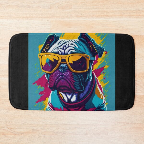 Item preview, Pug Retro 2 designed and sold by RedBluffTraders.