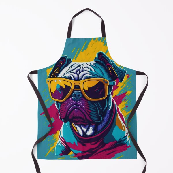 Item preview, Pug Retro 2 designed and sold by RedBluffTraders.