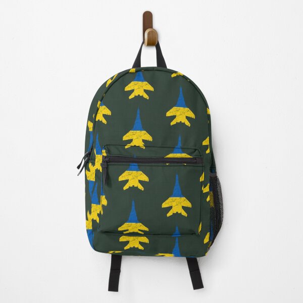 Item preview, MiG-29 Fulcrum Jet Fighter  Airplane Ukraine Flag Airplane Vintage Design designed and sold by RealPilotDesign.