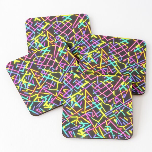 Item preview, Colorful Geometric Design pattern - AI Art, Modern Home Decor,  triangles, squares, circles designed and sold by casaai.