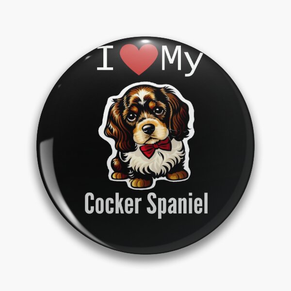 Item preview, Dog Lover I love my Cocker Spaniel designed and sold by PrintWearCol.