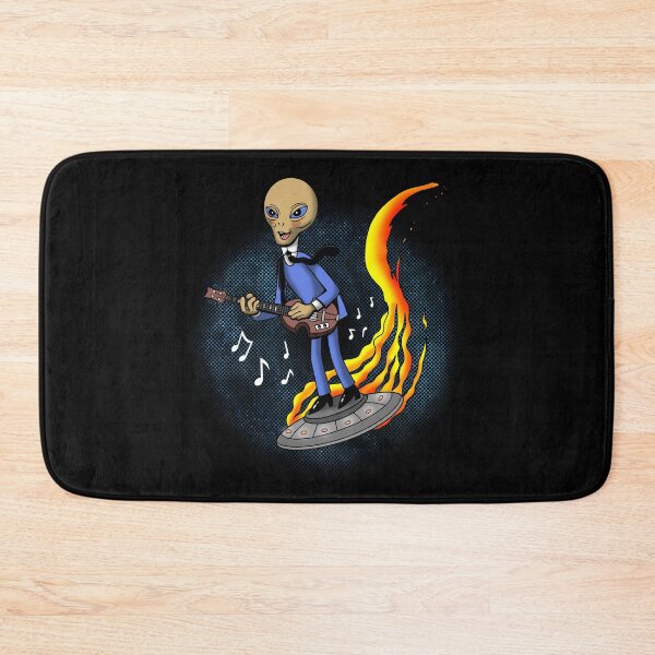 Item preview, Cool Vintage Retro Alien UFO Musician Outer Space Cartoon designed and sold by BoggsNicolasArt.
