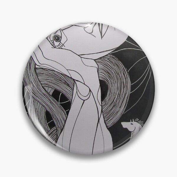 Item preview, Female figure with horses. Pen, ink on 29.7x42cm paper. designed and sold by crowleyronan123.
