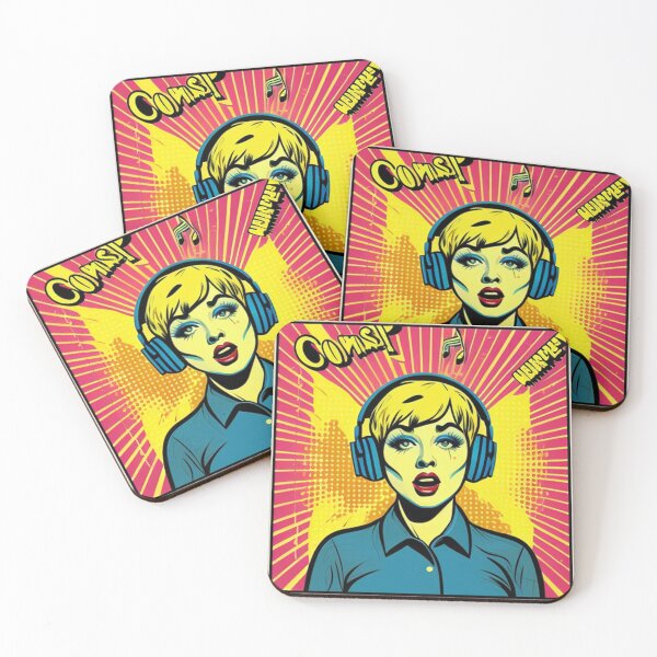 Item preview, Vintage Pop Art Music-Gasm designed and sold by musicgeniusart.
