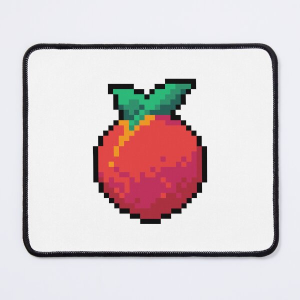 Item preview, Pixel Nectarine - pixel food art designed and sold by LittleFoodShop.