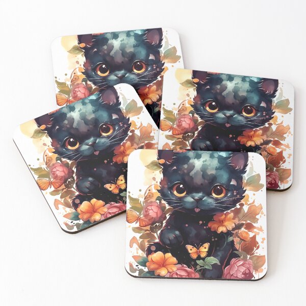 Item preview, Black Panther Animal Clipart, Animal in Flower, Floral Fauna Art, Blooming Beast, Flower Creature, Petal Pet, Rosy Floral Watercolor Art designed and sold by CoolorPainting.