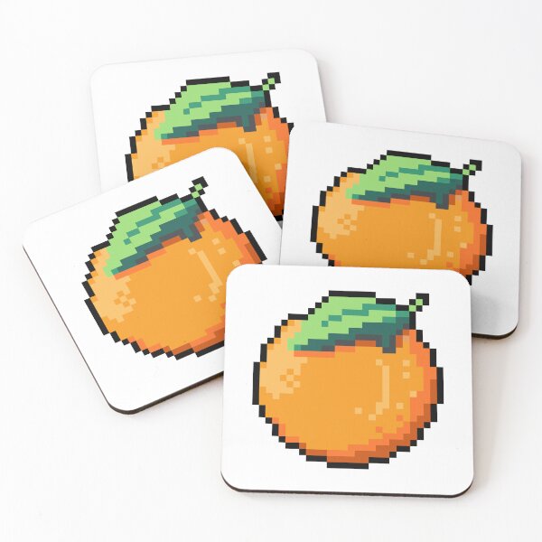 Item preview, Pixel Orange - pixel food art designed and sold by LittleFoodShop.