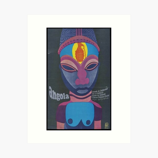 Item preview, Angola Day of Solidarity (1969) OSPAAAL designed and sold by RedWedgee.